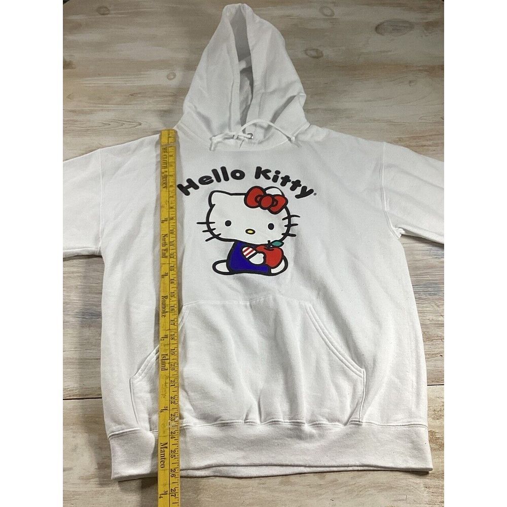 Hello Kitty White Hoodie Women's Medium‎